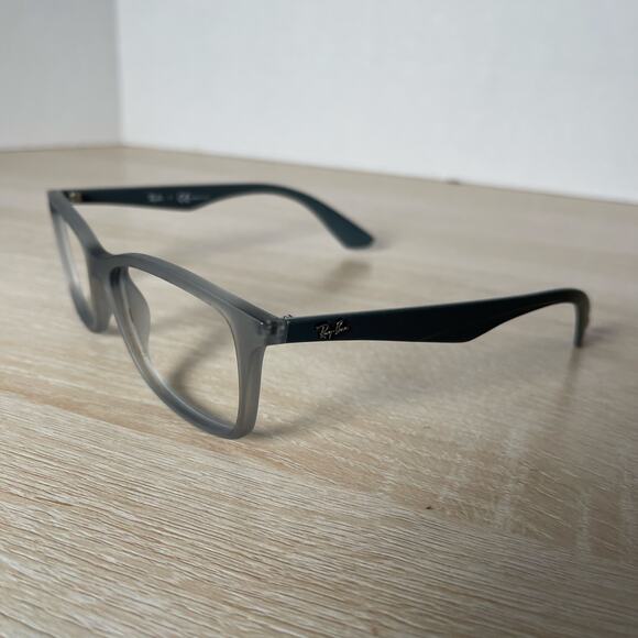 Ray-Ban RB7047 5482 Eyeglasses Light Gray Translucent Matte Frame Only 54-17-140 - Picture 3 of 9